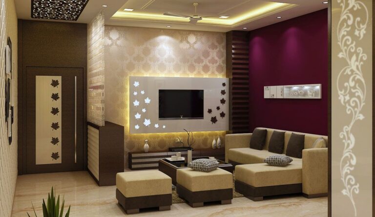 Affordable Living Room Interior Decorations Designs Kolkata by AB intrior (2)